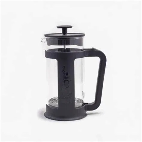 black french press